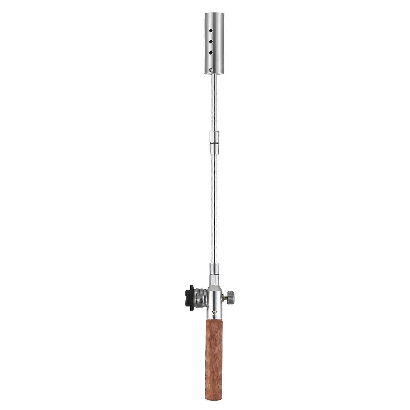Weed Torch Propane Burner Adjustable Length Weed Burner Torch for Propane Tank with Flame Control Valve and Ergonomic Anti-slip Handle