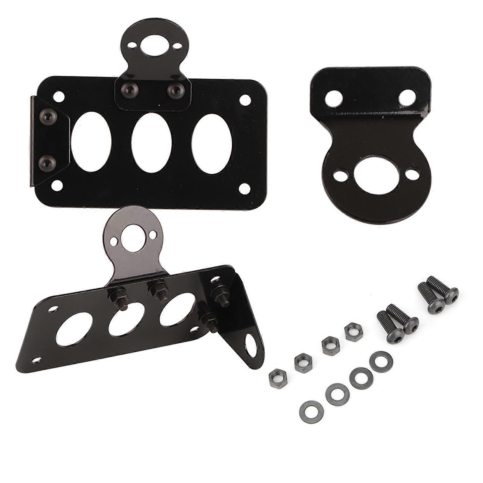 Retro Motorcycle License Plate Frame Holder Bracket Modification Parts