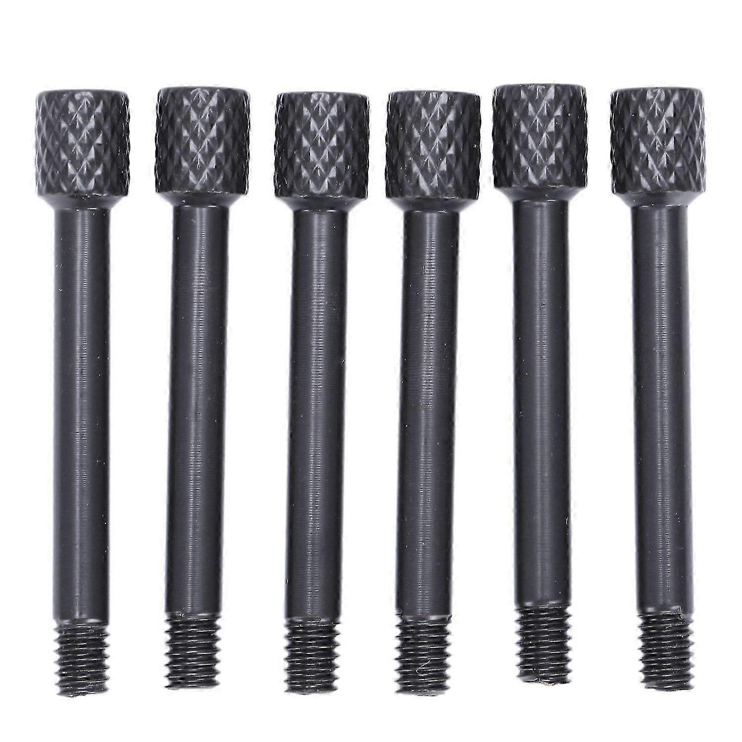 6 Pcs Brass Electric Guitar Tremolo Bridge Saddle Clamp Lock string Screw/String through Screw/Not