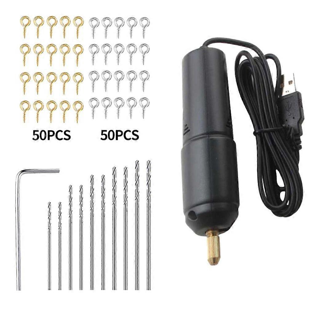 Small Electric Drill Rotary Tool for Jade Drop Pearl Punching Hand Tool