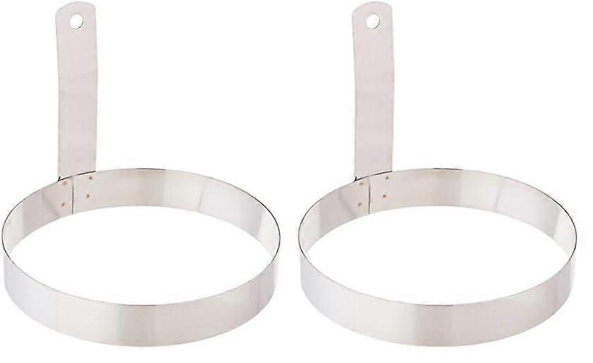 2 Pack Round Egg Ring for Cooking 6-Inch
