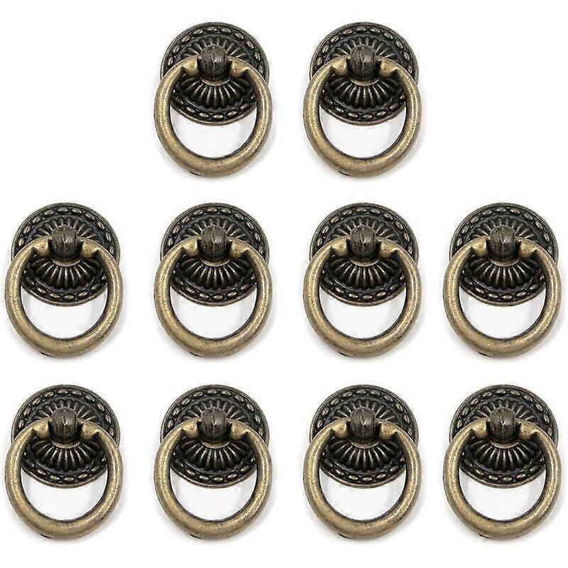 Vintage Drawer Knobs, Ring Door Handle, Furniture