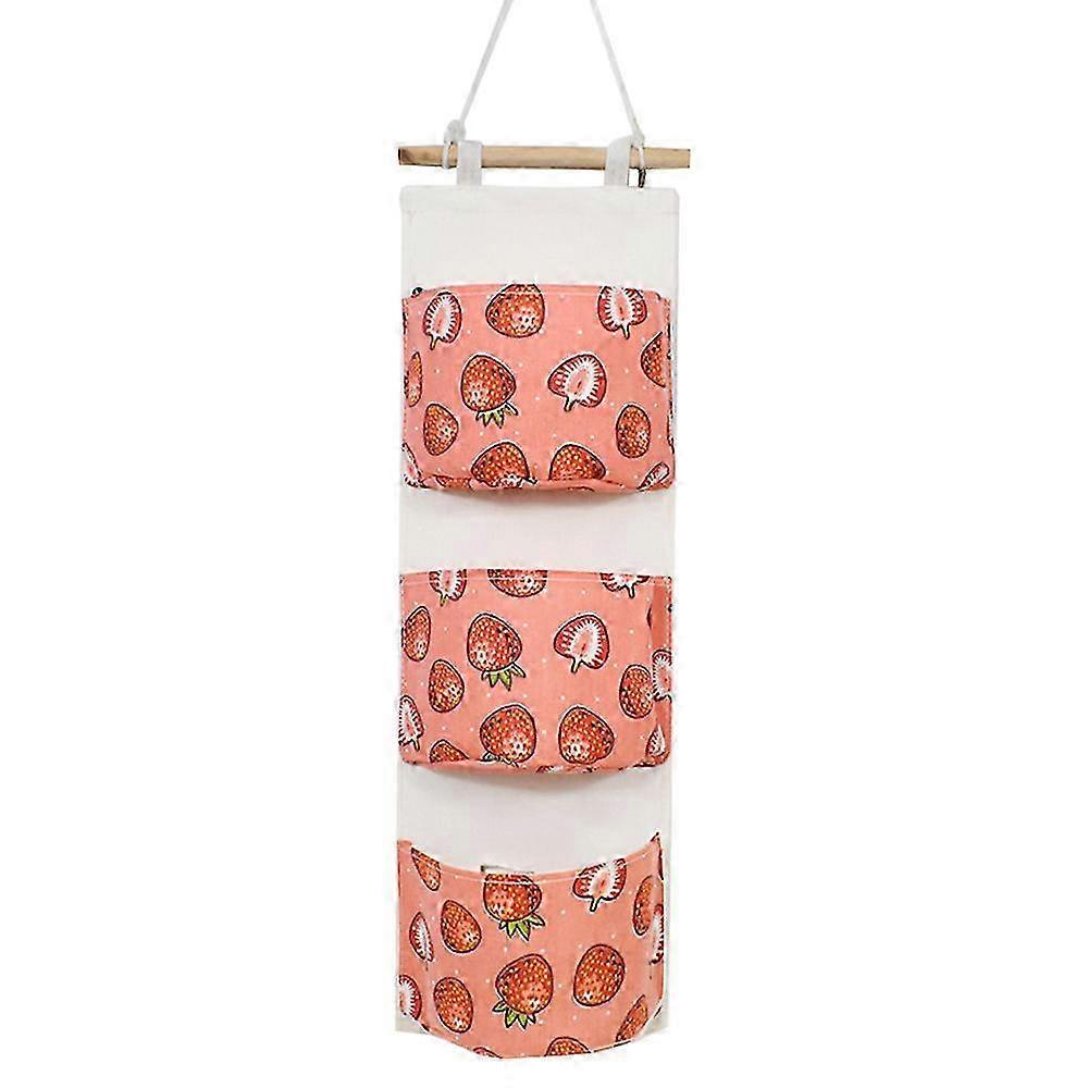 Fabric Wall Hanging for Dormitory Upper Bunk Storage Bag