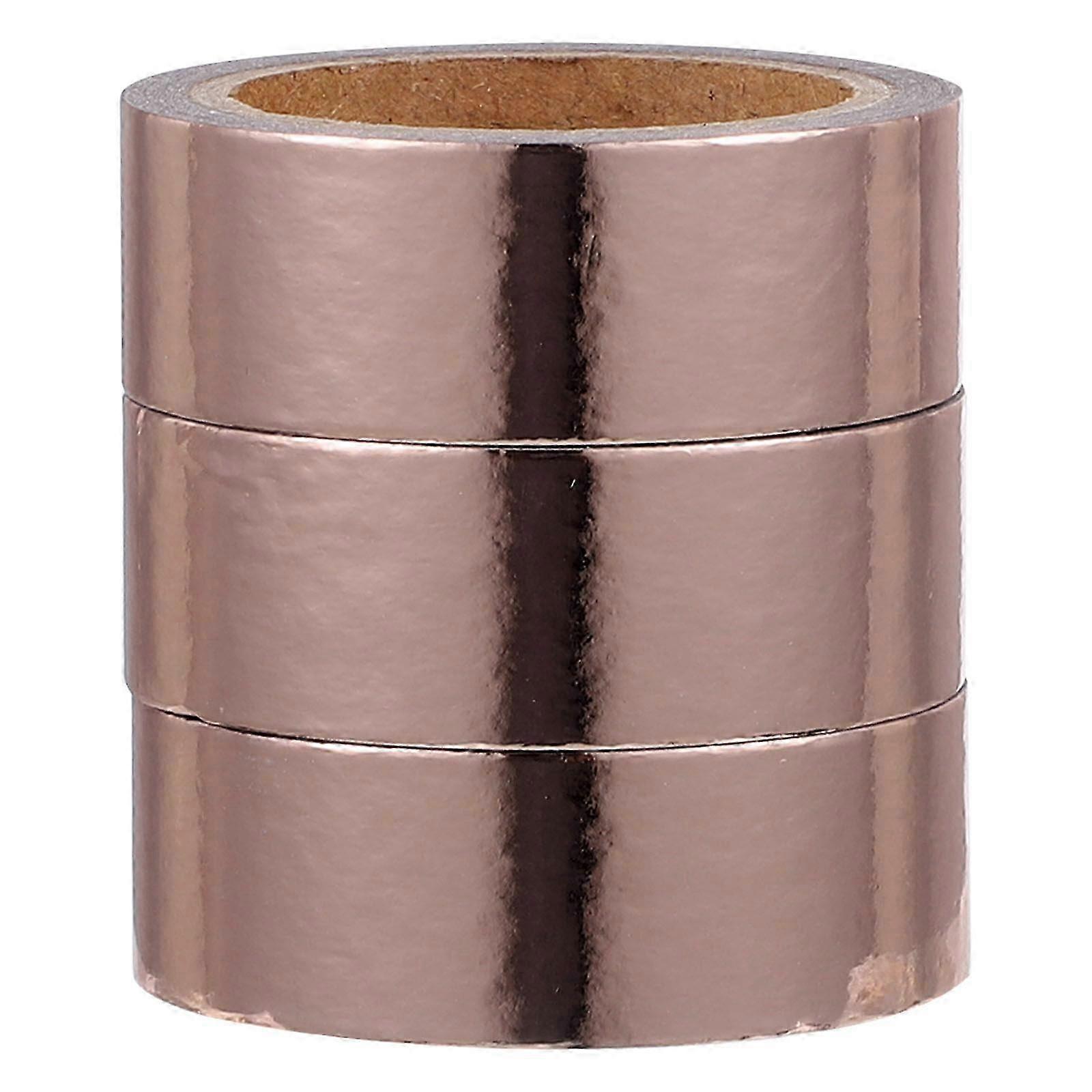 Scrapbooking Adhesive Tape featuring Decorative Metallic Washi Rolls