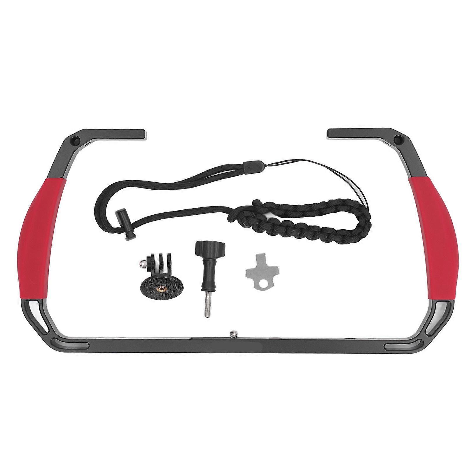 Aluminum Underwater Dive Rig for Action Cameras - Secure, Versatile, and Comfortable Grip