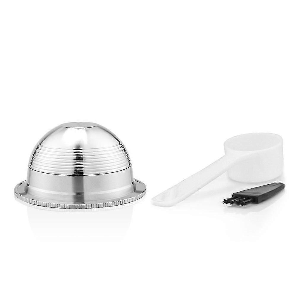 Capsule réutilisable en acier inoxydable 3PCS adaptée au filtre à café Vertuo Vertuoline 70ML