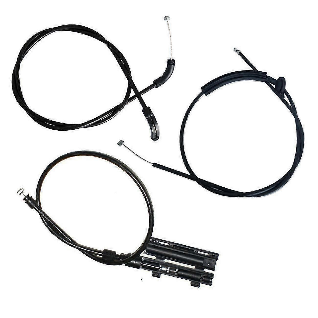 3PCS Engine Hood Release Cable Kit for BMW E65 E66 7Er 51237197474