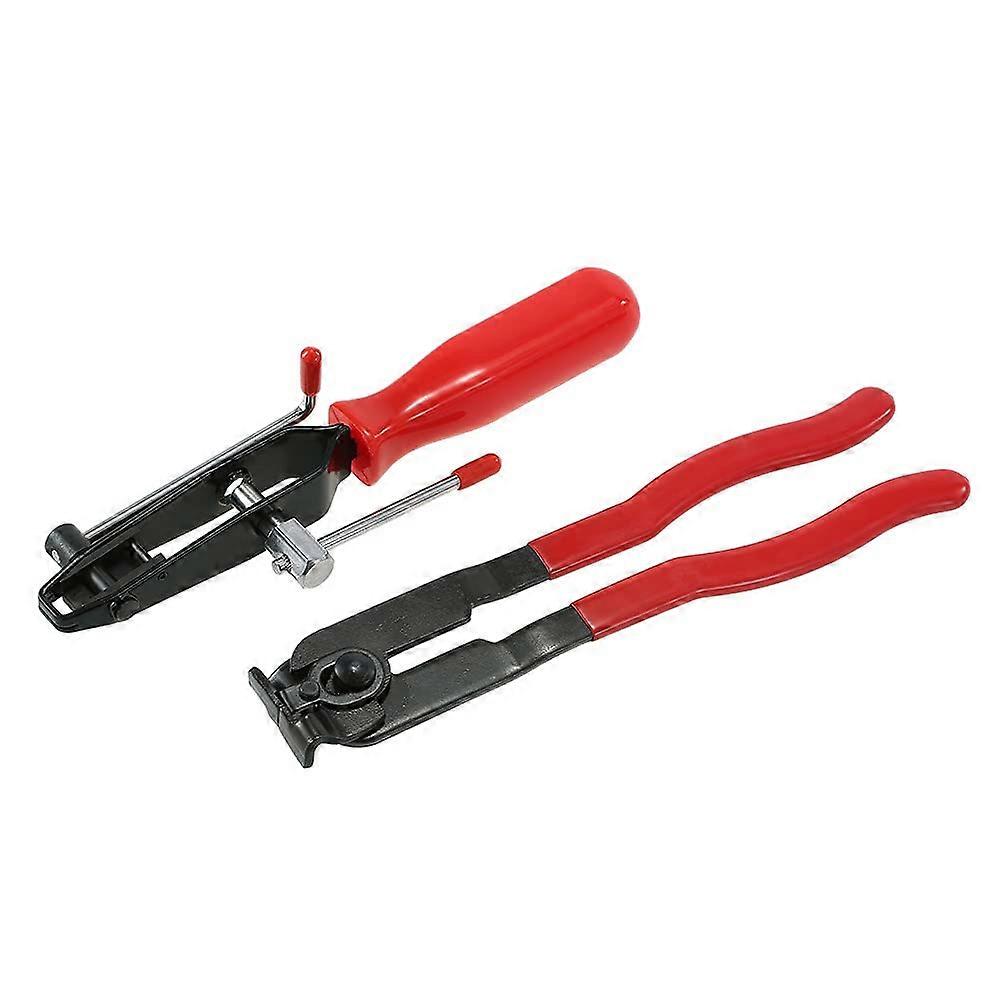 CV Joint Clamp Banding Tool 2PCS Ear Type Boot Clamp Pliers for Auto Repair and Tire Repair Applications