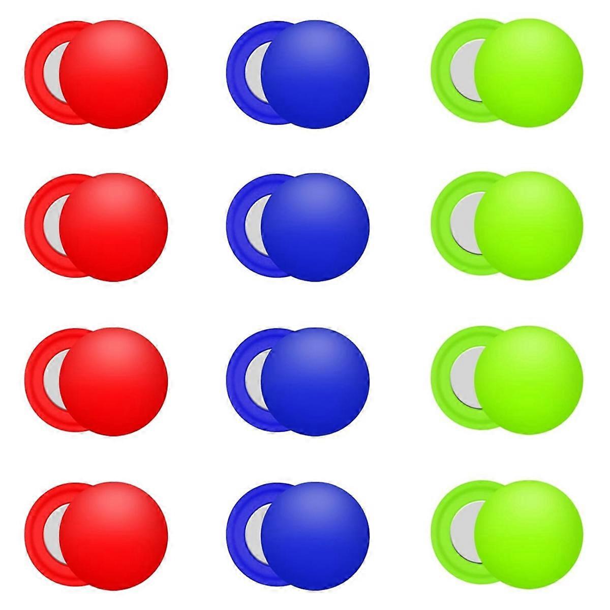 12Pcs Marathon Running Bib Clips Magnets Number Buckle