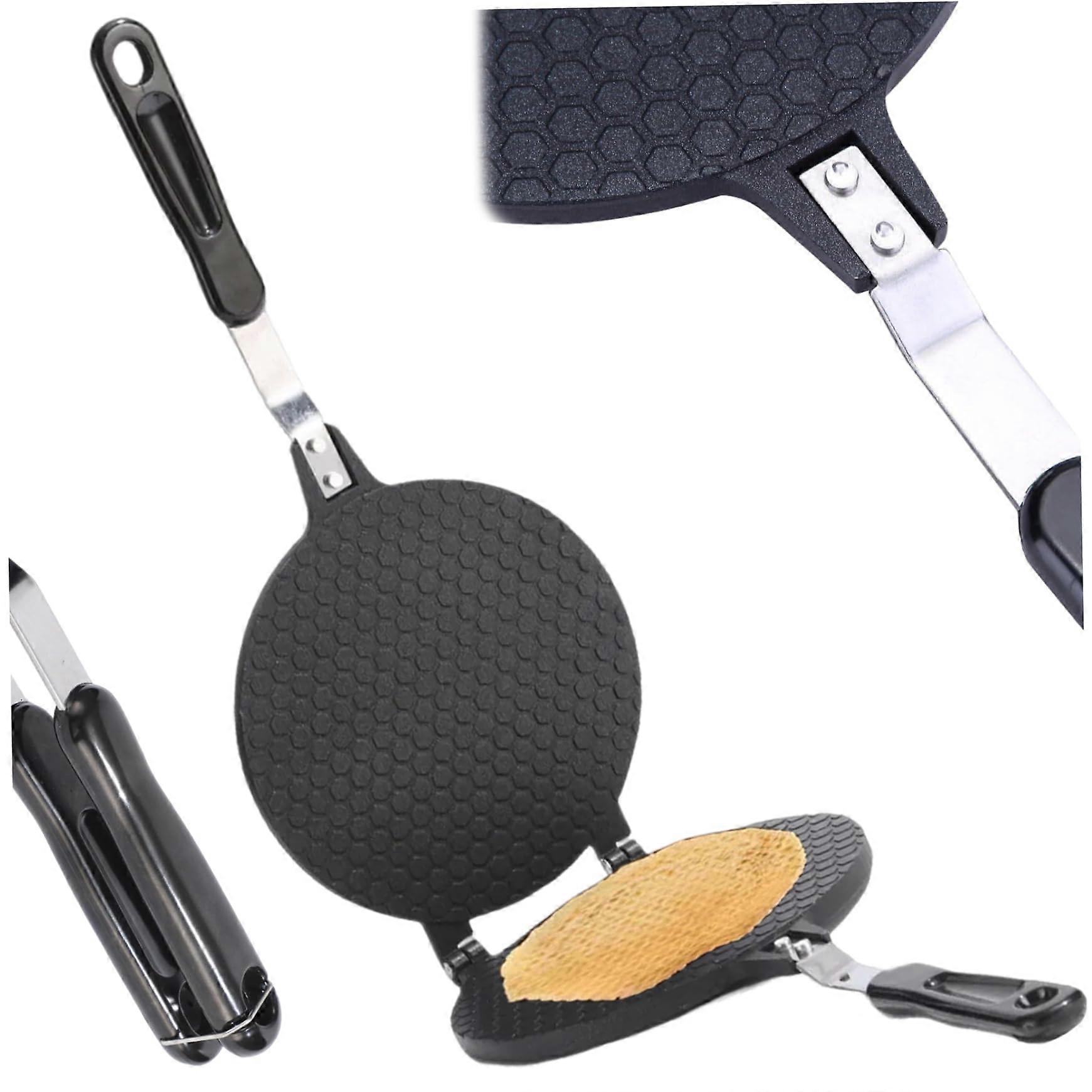 Egg Roll Maker, 6.7 Inch Dia. Nonstick Waffle Cone Maker, Heatresistant Egg Aluminum Waffle, Easy to Clean Ice Cream Cone for Cupcake PancakeRoll