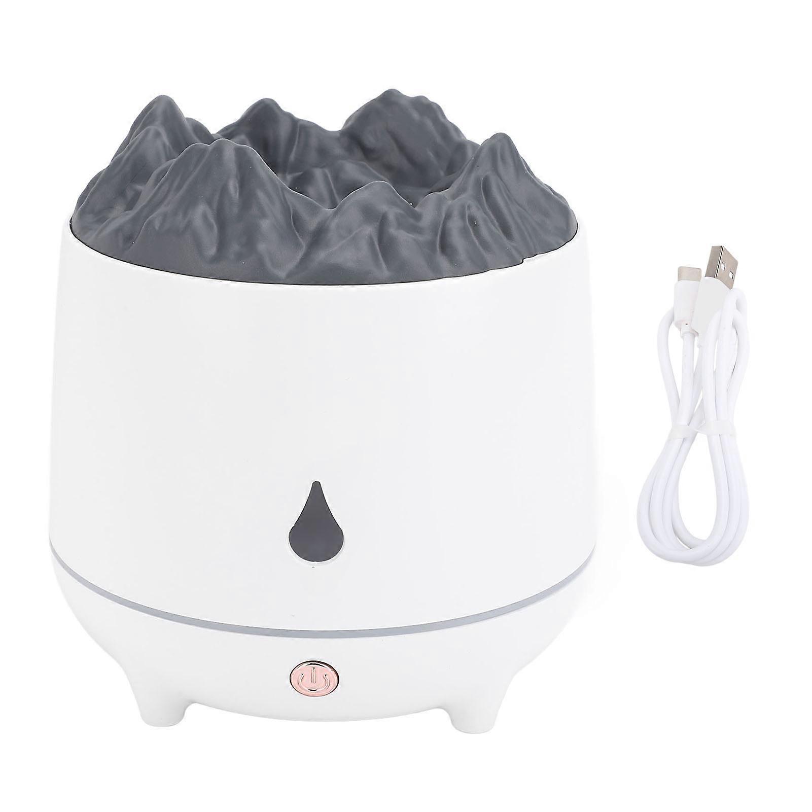 Timer Quiet Anti Dry Heating 2 Modes USB Volcano Essential Oil Diffuser Humidifier for Home Desktop