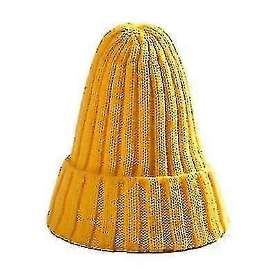 Female Cotton Blends, Solid Winter Warm Soft Caps