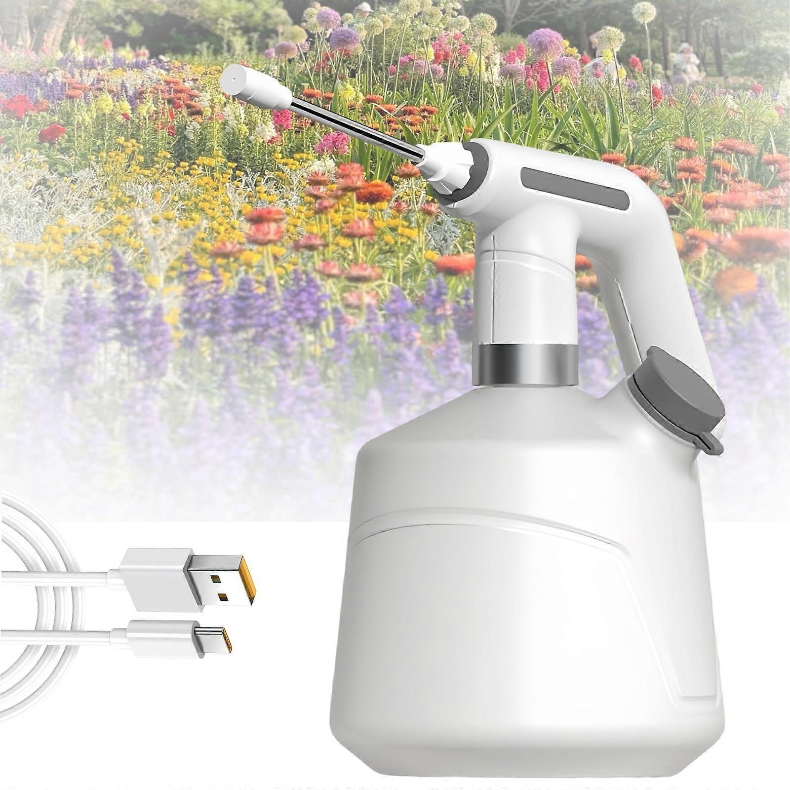 Battery Powered Electric Sprayer 2L  Garden Spray Bottle with Adjustable Nozzle