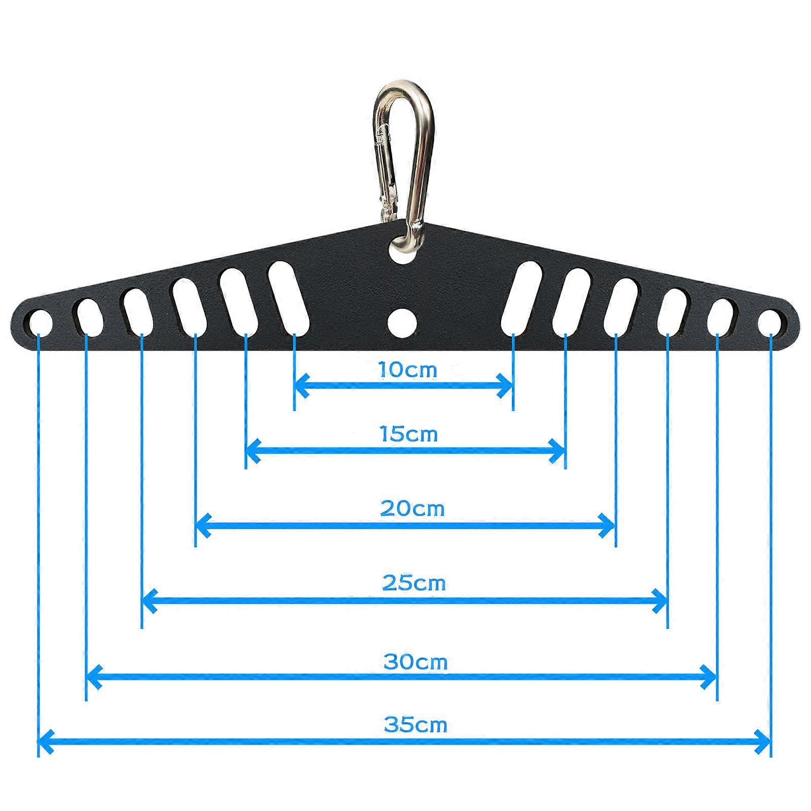 Multi-grip pull-down bar, adapter plate stretcher for pull-down bar cable attachment cable machine for squat rack home gym