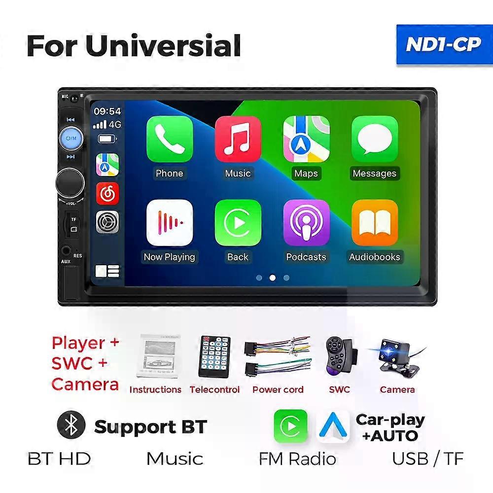ND1 7 Inch HD Touch Screen 7810B Intelligent System Car Multimedia MP5 Player For Universal Support Back-up Camera SWC AUX-In