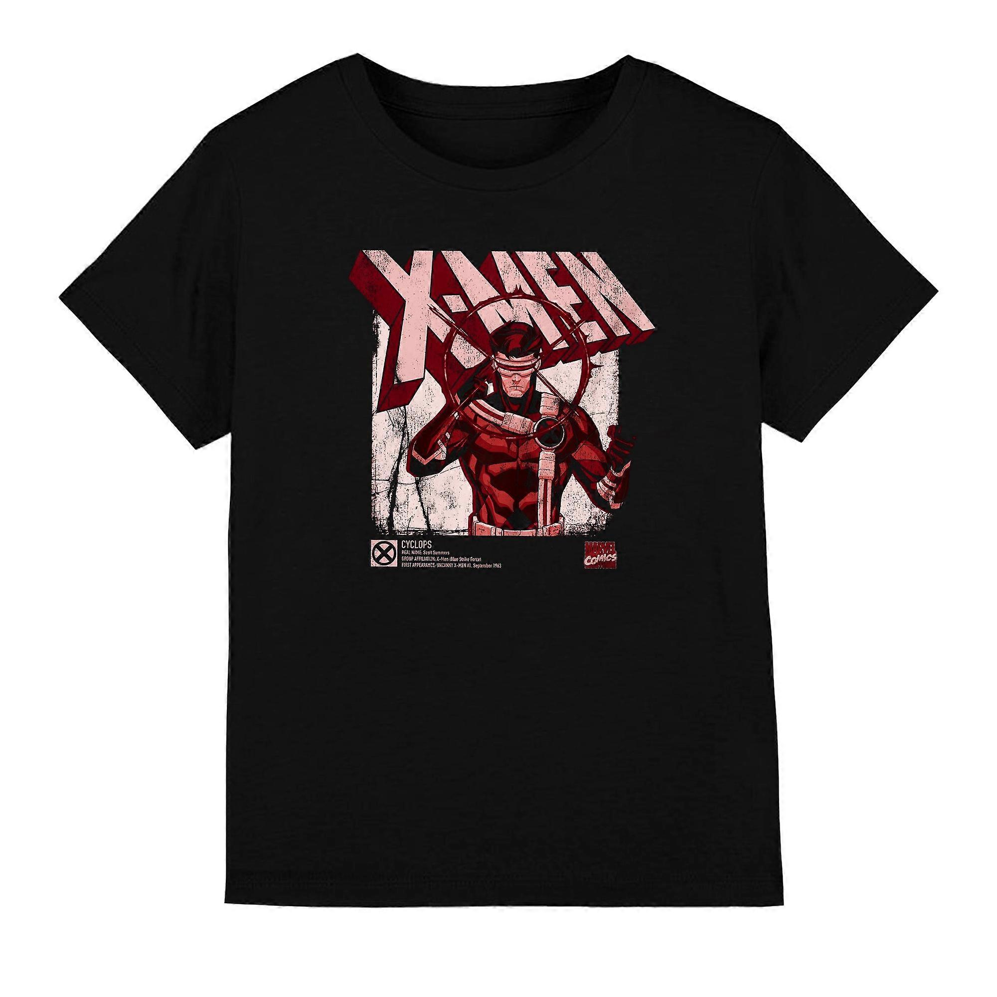 Marvel Barn/Barn X-Men Cyclops Infografisk T-skjorte