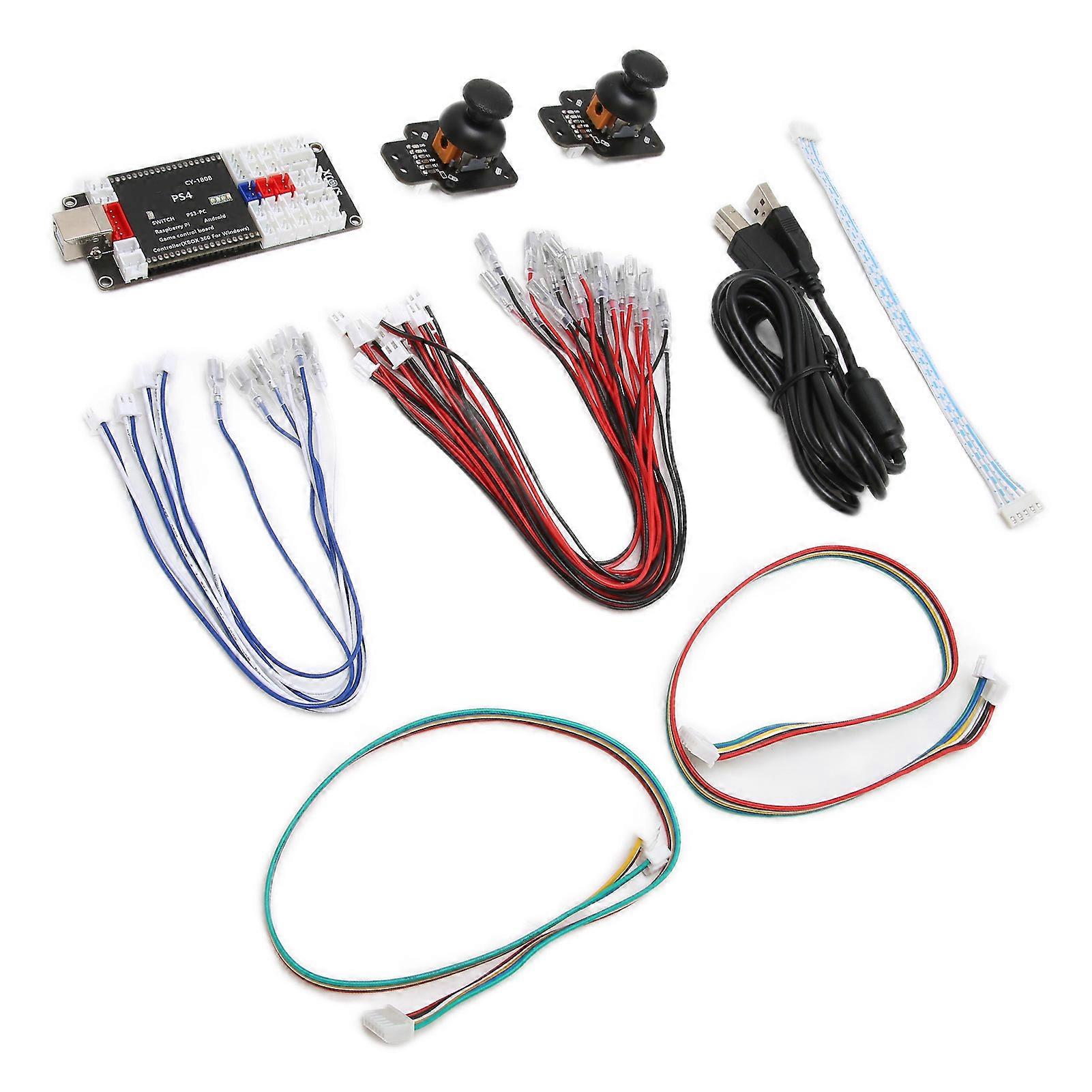 QM070904 Arcade Encoder USB Game Controller Board Black White