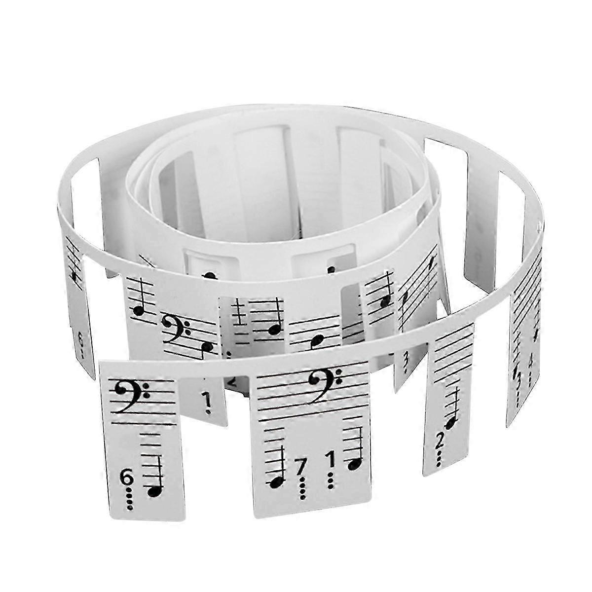 Piano Notes Guide for Beginner, Removable Piano Keyboard Note Labels 61-Key Full Size,No Need Stick