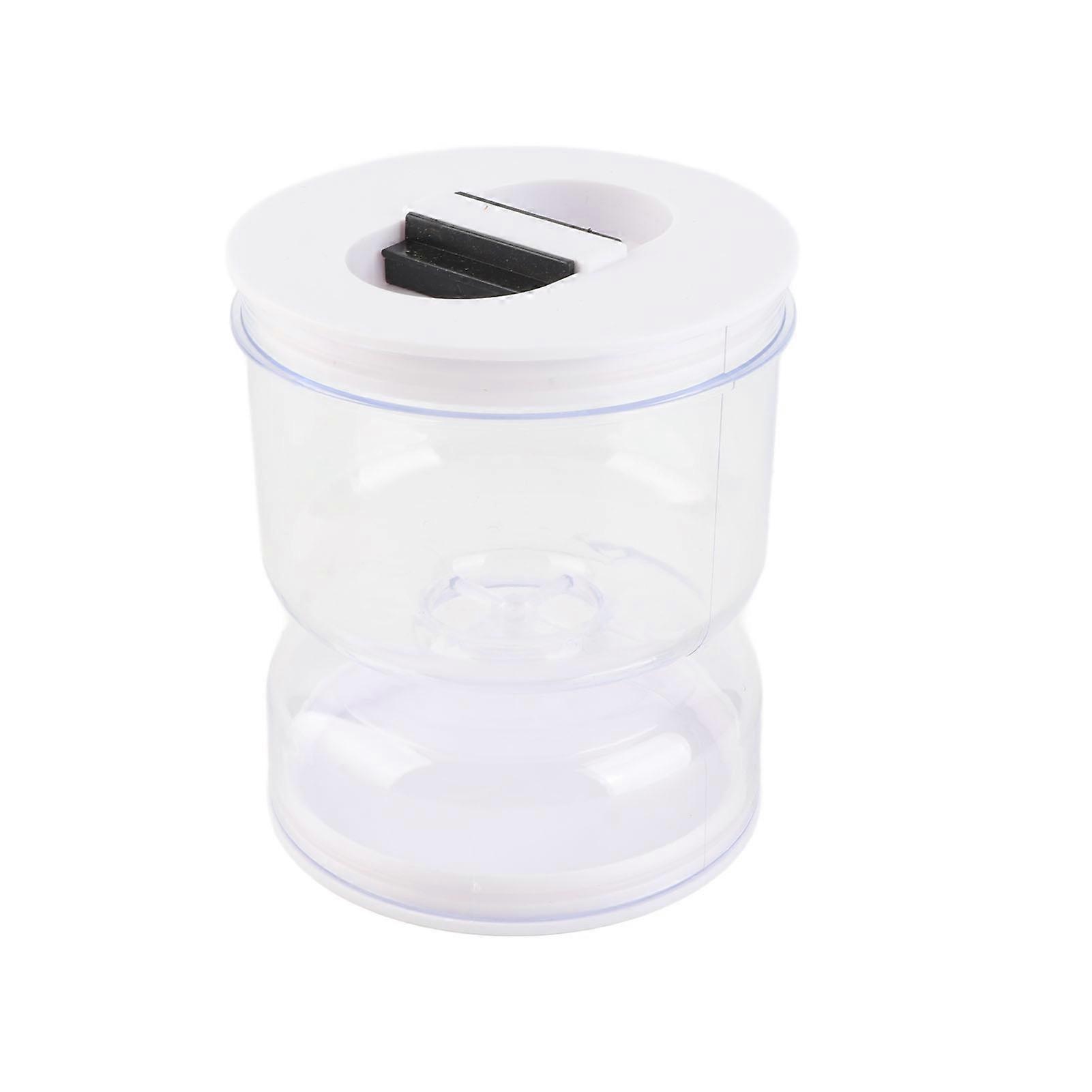Hourglass Pickle Jar Juice Separator From Wet and Dry Leakproof Upside Down Olives Food Container Airtight Lid