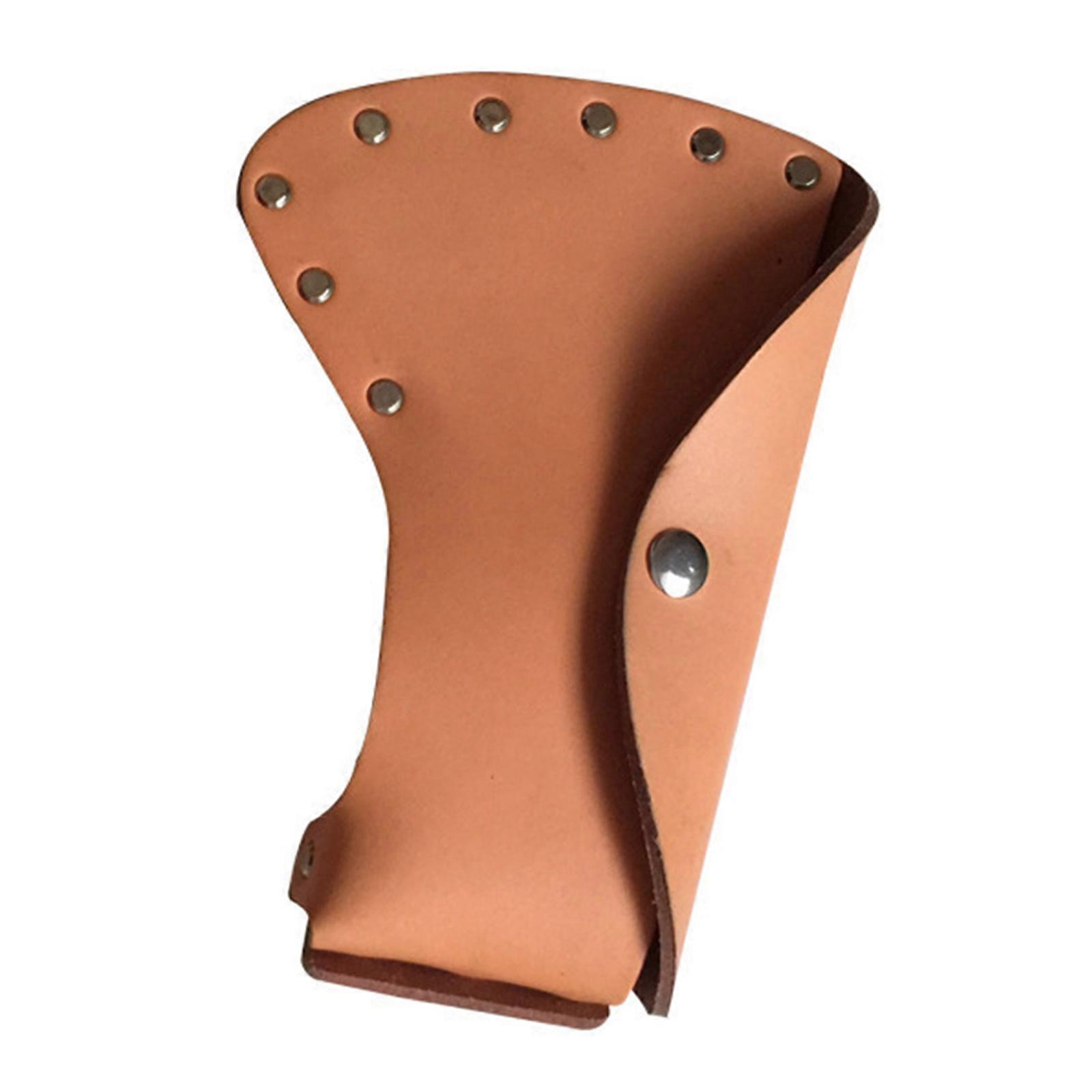 High Strength Leather Axes Holder Sheath Sleeve for Woodworking Camping Secure Carrying and Storage of Hatchets and Axes