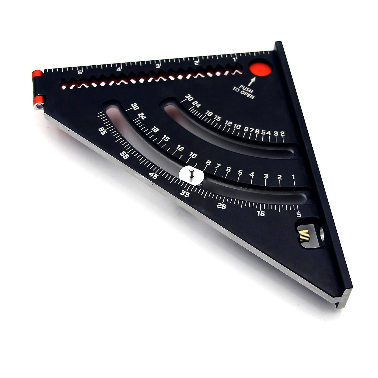 Foldable-multifunction Measuring Ruler Woodworking Positioning Tool Angle Adjusting Extendable Utility Tool