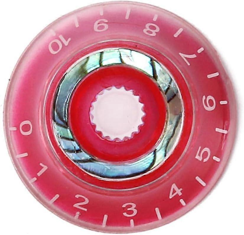 48 Boutons De Potentiomètre Pour Guitare électrique - Rouge, Jaune, Blanc, Vert, Bleu, Orange - Diamètre 6mm, Plastique