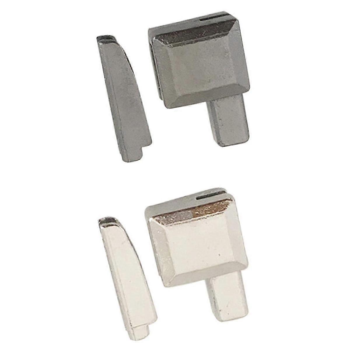 2 pezzi di metallo con cerniera di bloccaggio cursore supporto accessorio per