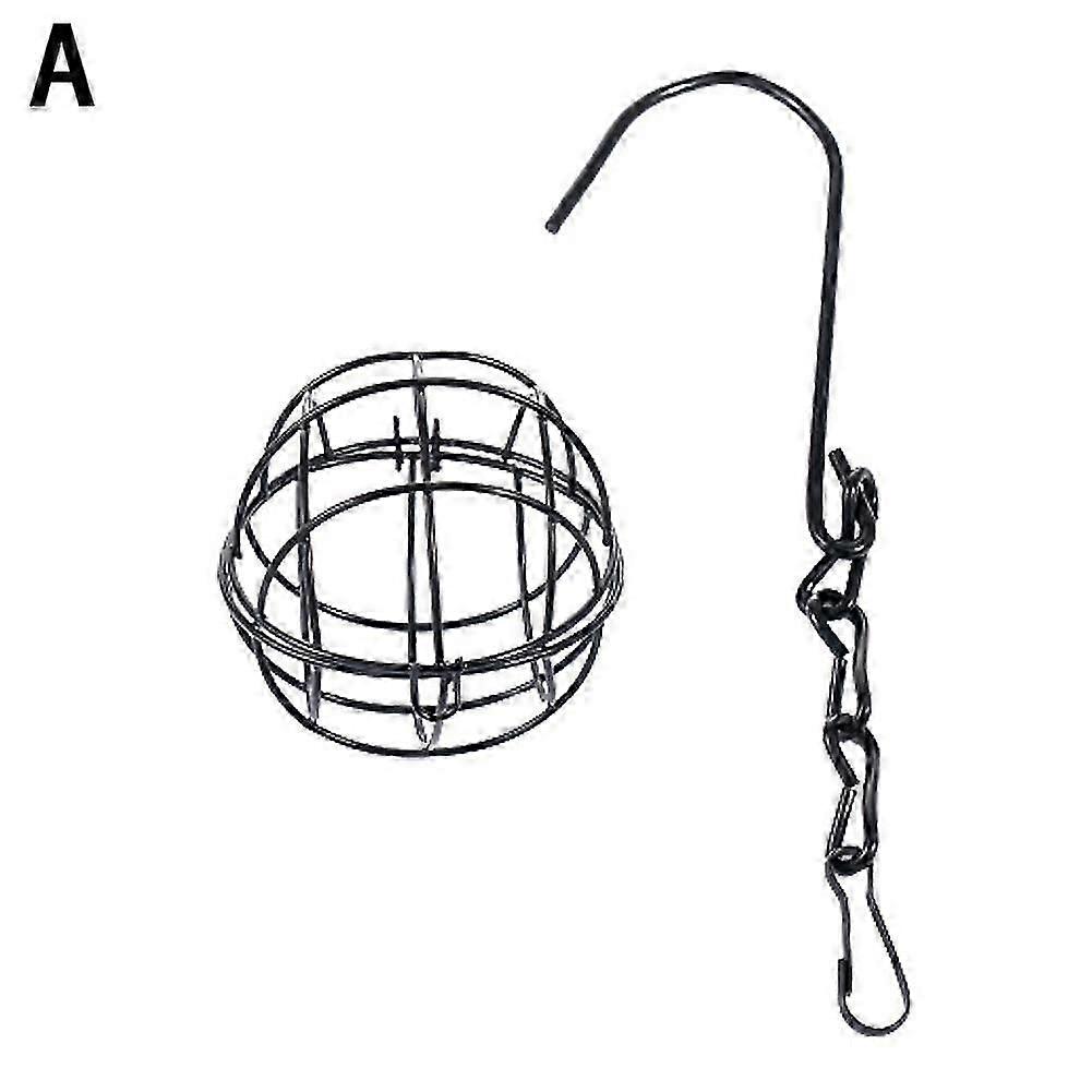 Suet Ball Feeder Vogel Talgbälle Halter Vogelfütterung Metall Vogelfutter