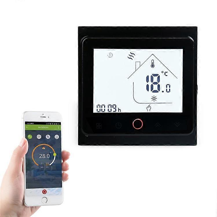 BHT-002 Water Heating Smart Thermostat 3.0-inch LCD Touch Screen WiFi Controller Panel