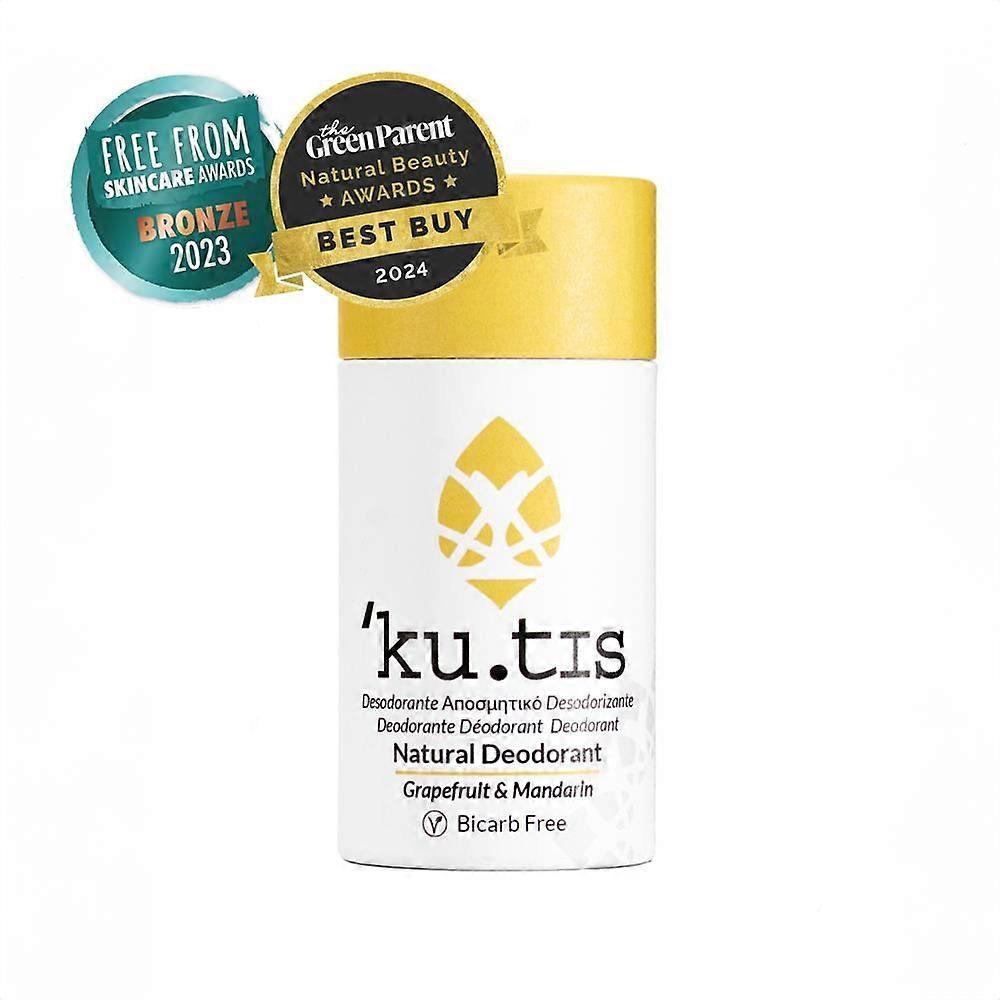 Kutis Skincare, 无塑天然 BF,纯素葡萄柚和柑橘,除臭剂,50g