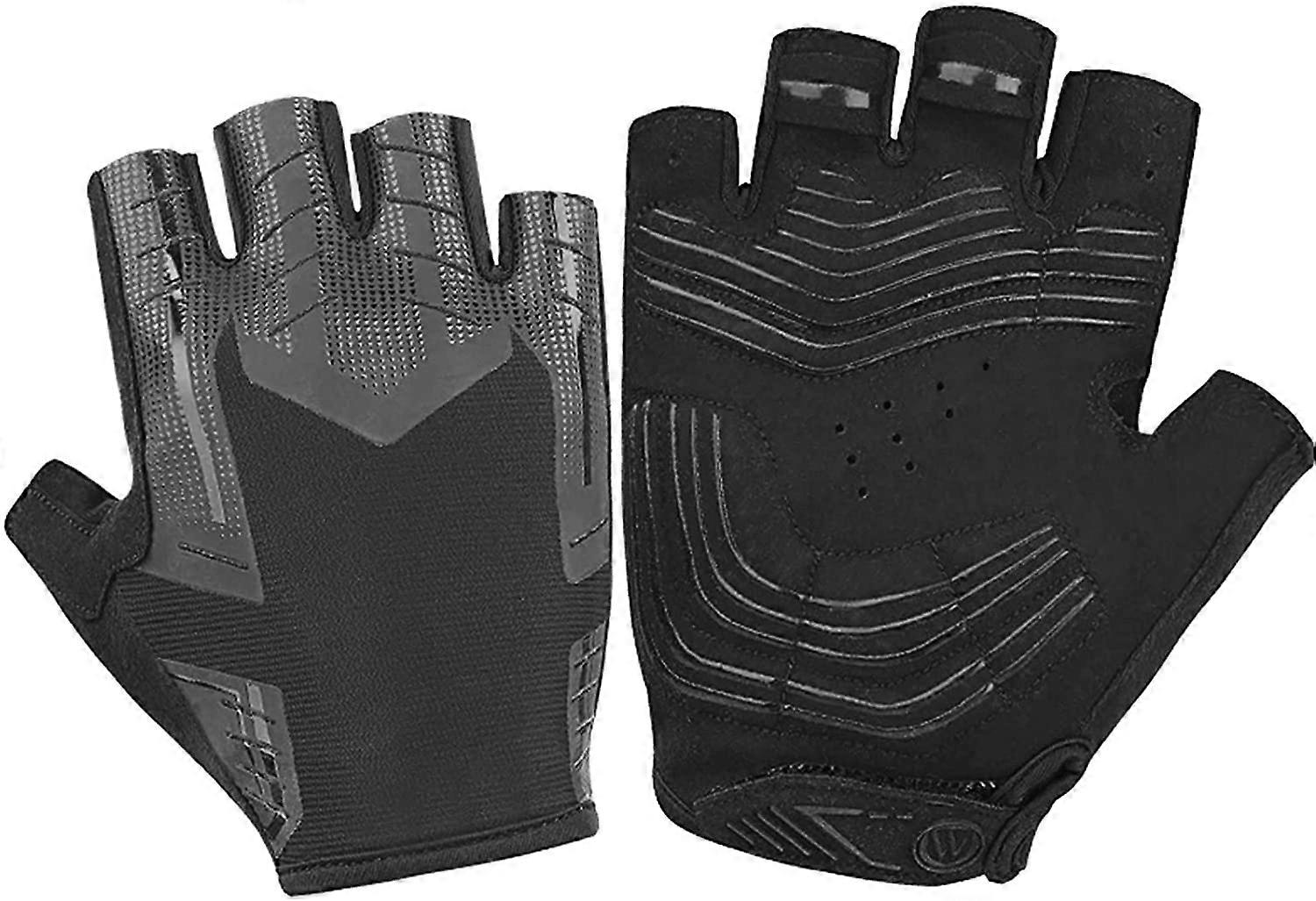 MTB cycling gloves halffinger breathable damping motocross black M