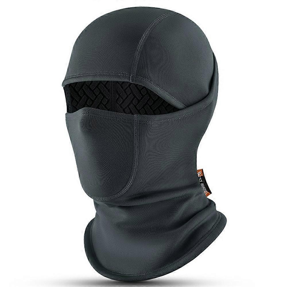 WEST BIKING YP0201439 Hiver Polaire Ski Masque Facial Extérieur Coupe-vent Chaud Couvre-chefGris foncé
