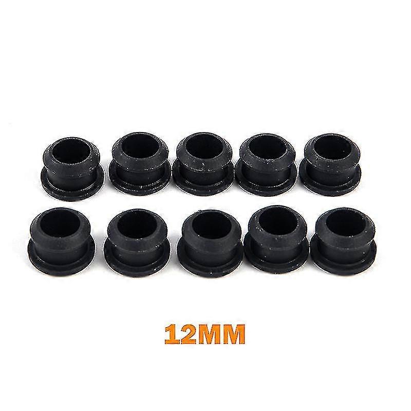 10pcs Silicone Rubber Snap-on Hole Plug Blanking End Caps Seal Stopper for Various Sizes from 2.5 to 14mm
