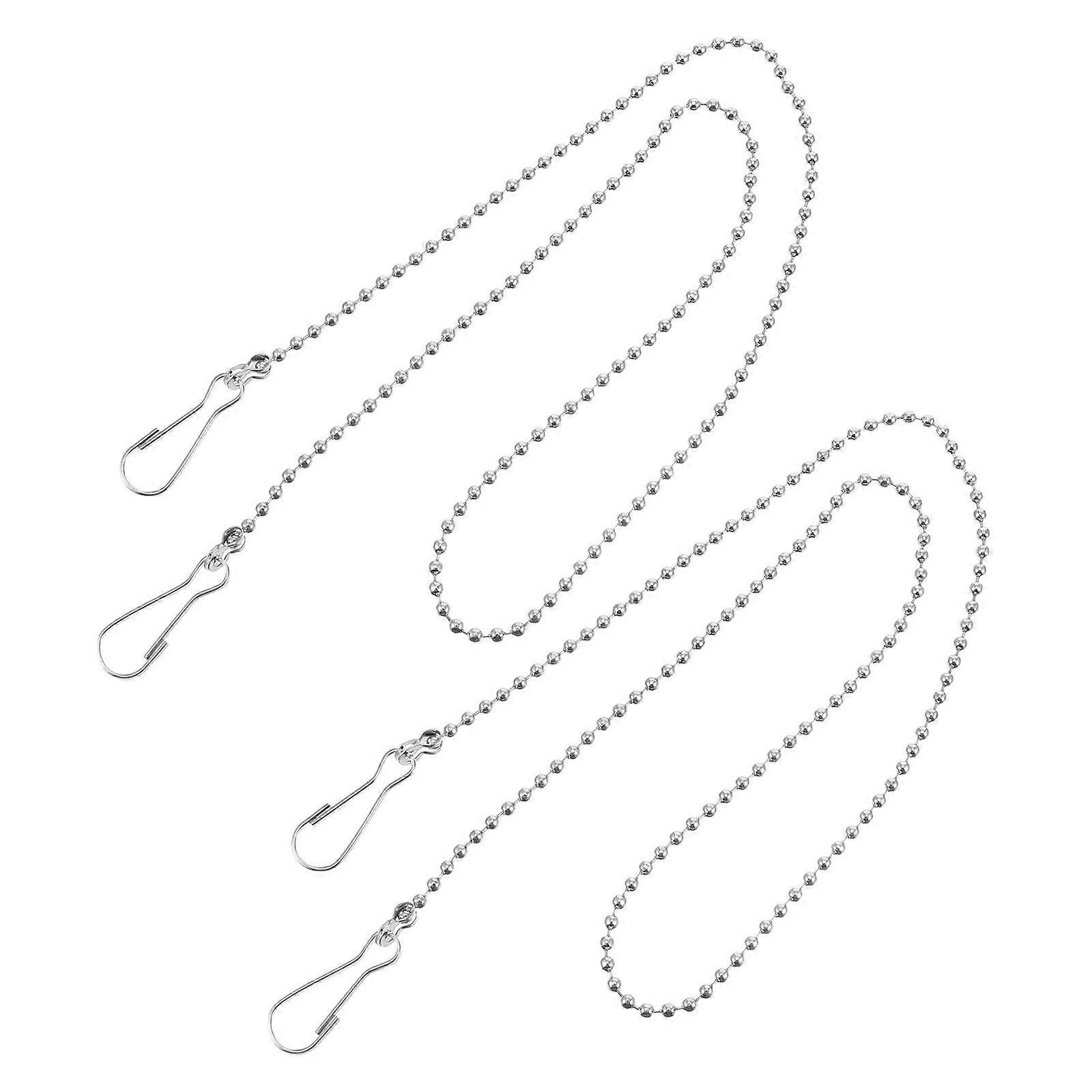 10pcs/2 Sets Delicate Flag Pole Hanging Chain Flag Pole Hanging Accessories