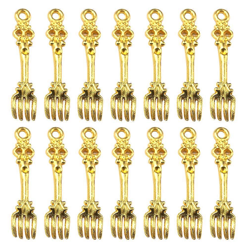 Jewelry Making Component, Durable Fork Design Charms for Crafts