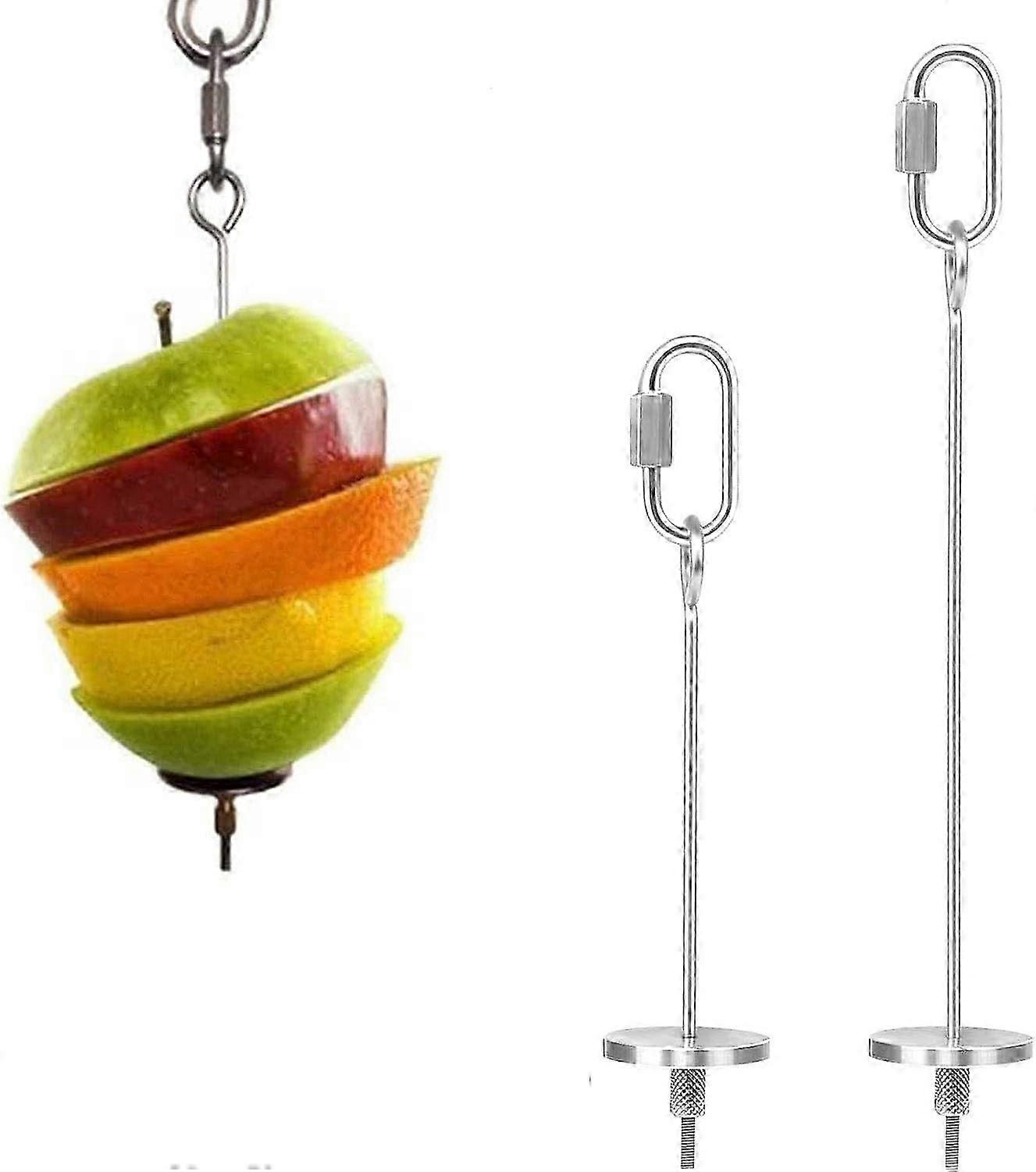 2 Pcs Parrot Skewers, 2 Sizes Bird Food Sticks for Chicken & Birds, 2024