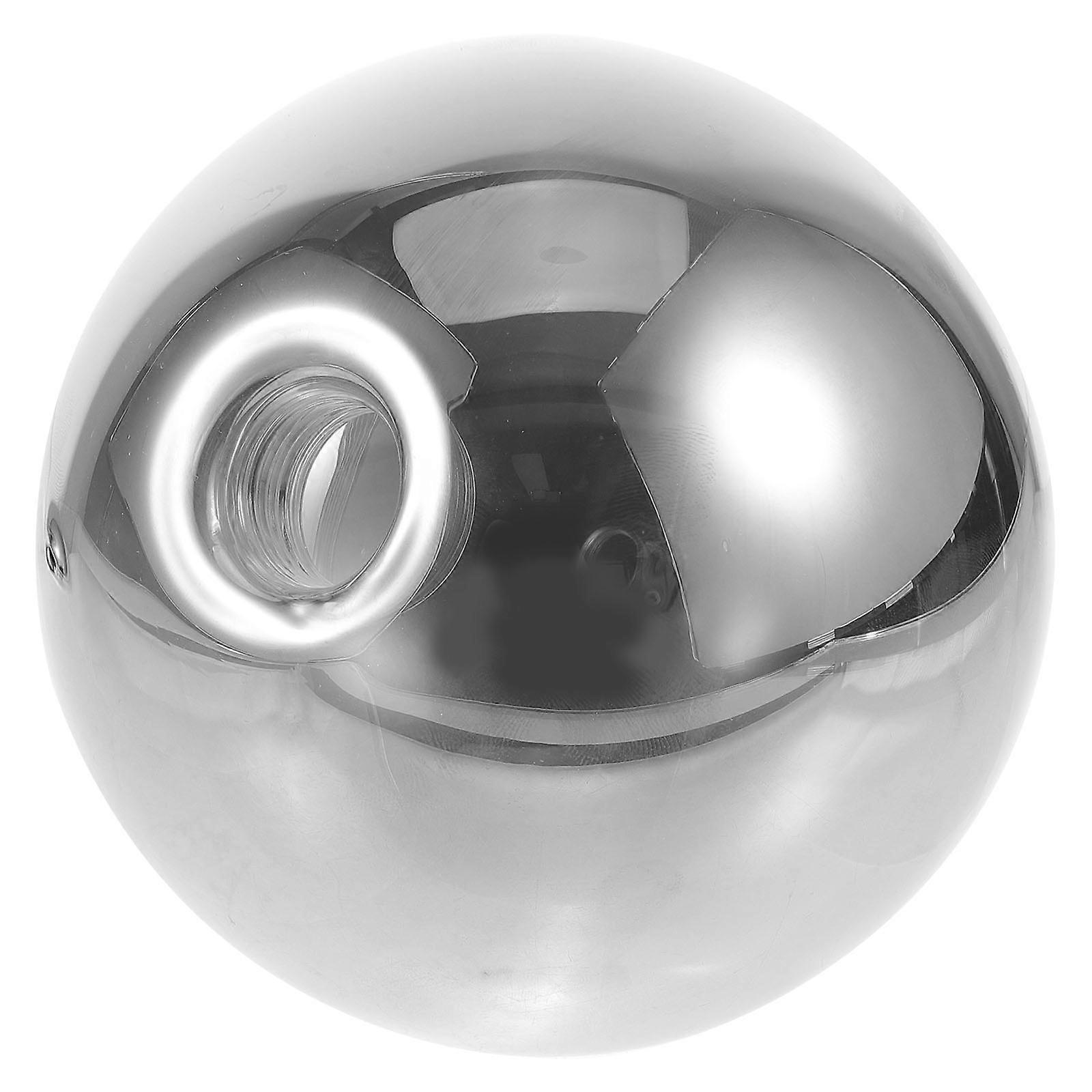 Grey Glass Globe Lamp Shade Replacement for Pendant Light, Easy Install, Fits Living Room Bedroom Lighting Fixtures