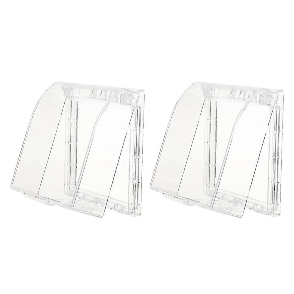 Transparent Doorbell Covers Weatherproof Rainproof Protector Box for Outdoor Use Preventing Water Damage and Wire Breakage Suitable for Garden