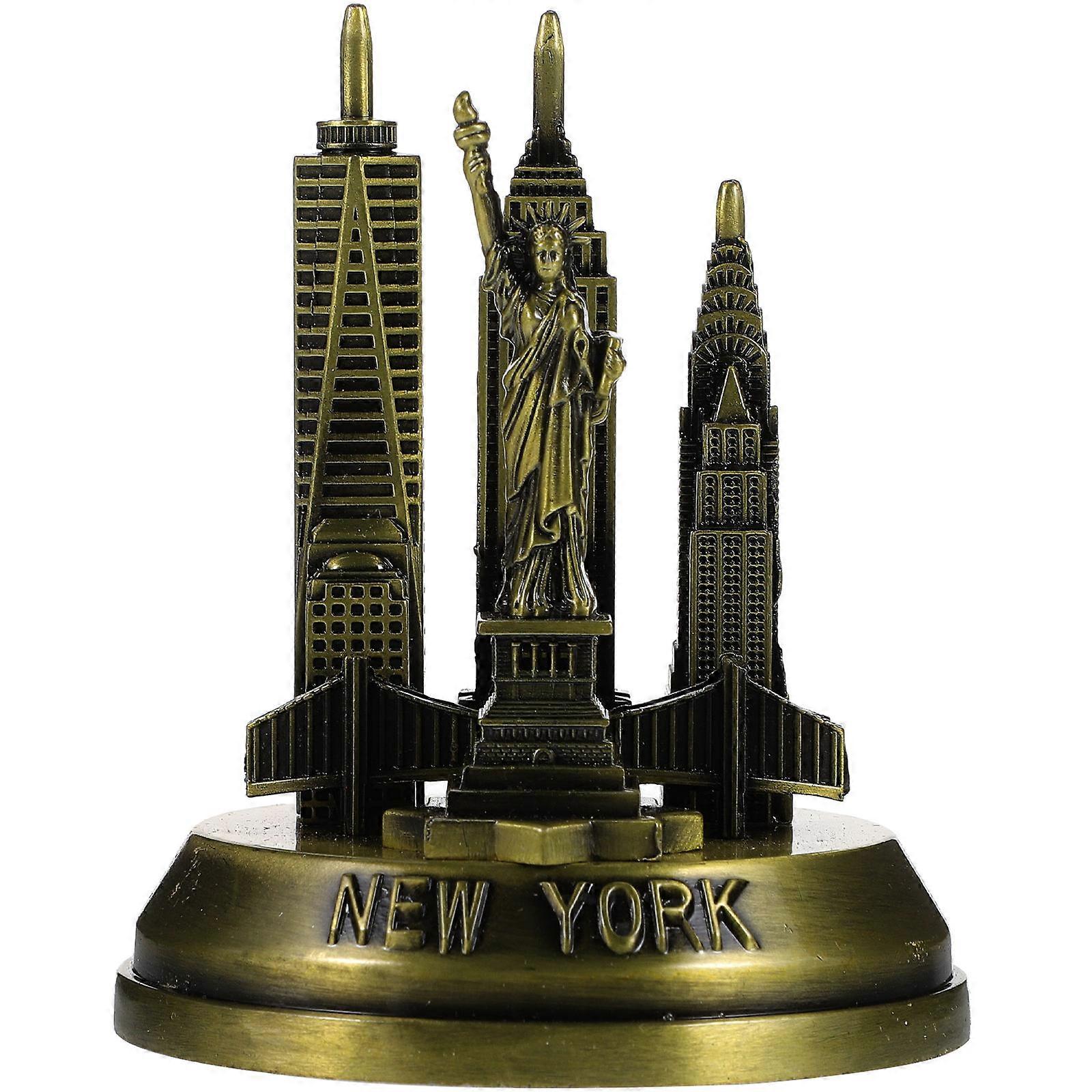 Elegant Architectural Miniature, Functional New York Landmark for Cafes