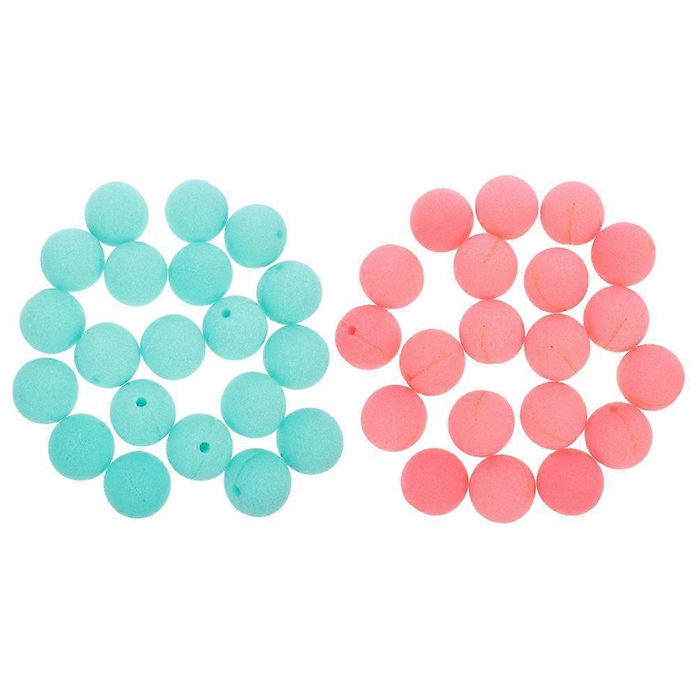 40pcs DIY Clown Nose Circus Nose Sponge Clown Decorative Nose Carnival Sponge Nose