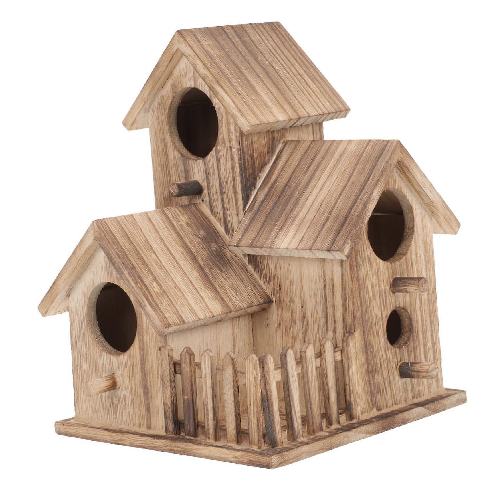 Sittich Nest nesting box for parakeets bird breeding house wooden