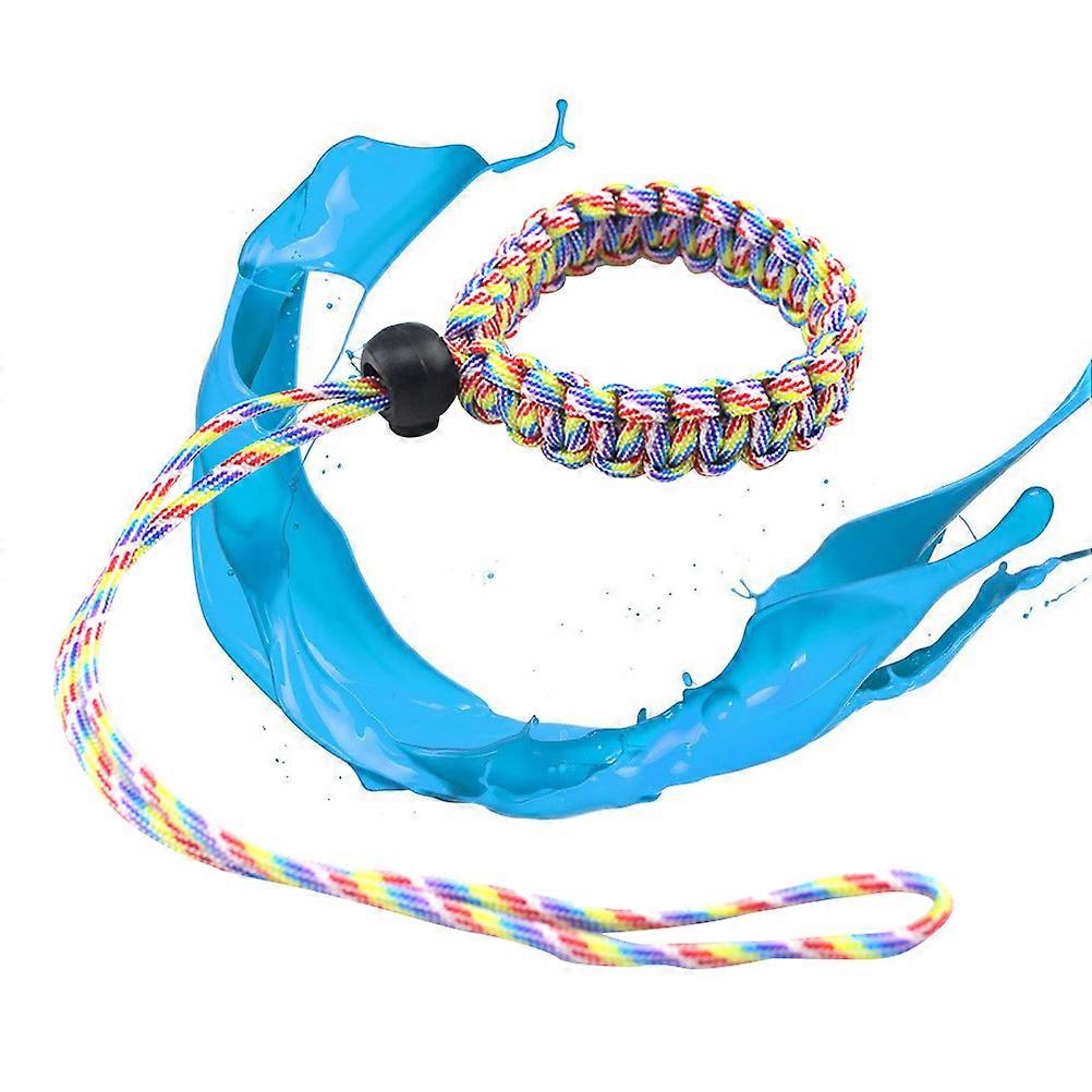 調節可能なコンフォートカメラリストストラップ7コアアウトドアスポーツ探検用1個