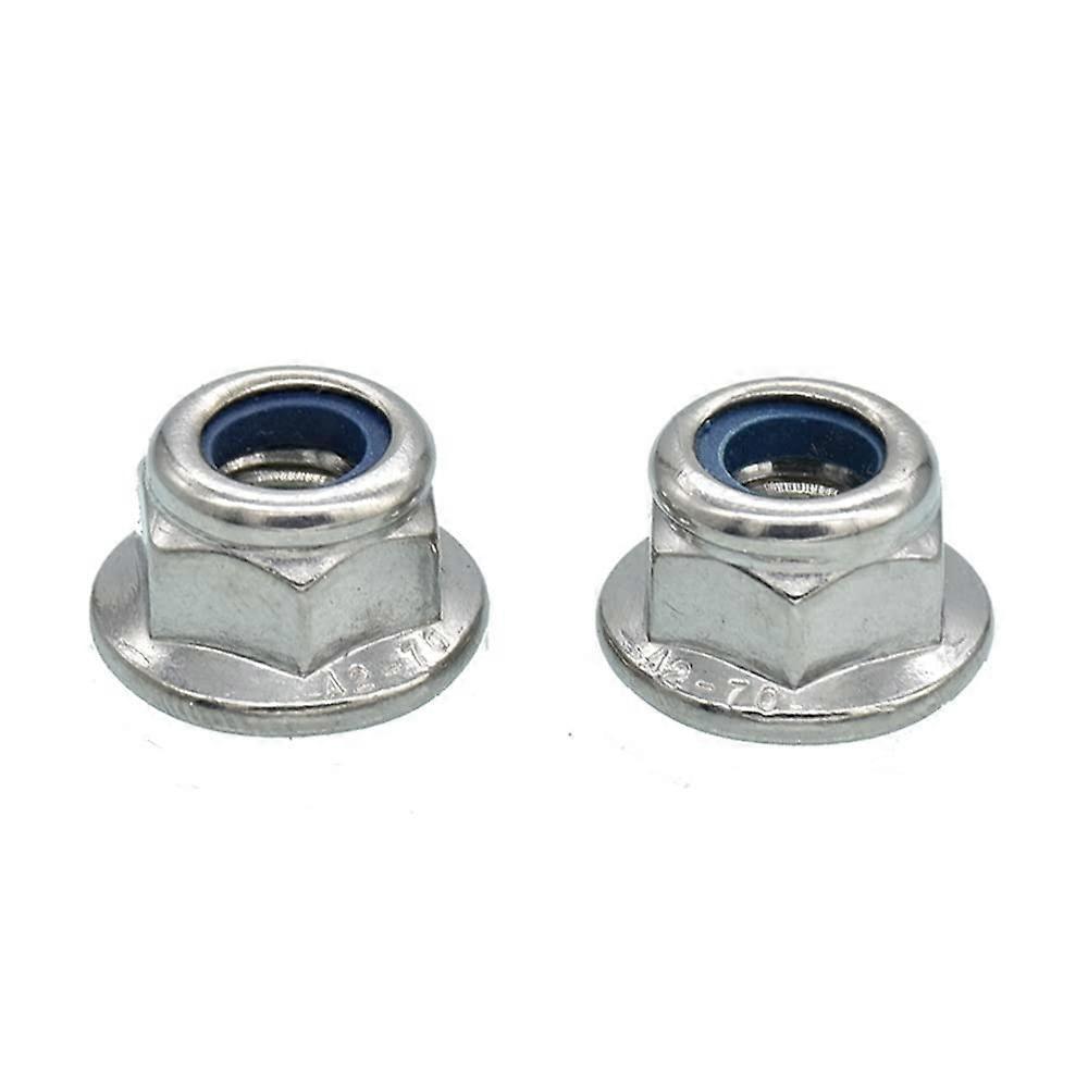 Sechskantmutter M4 M5 M6 M8 M10 DIN 6926 304 Edelstahl Flanschmutter Nylon-Sicherungsmutter 5/10/20 Stück 20Pcs