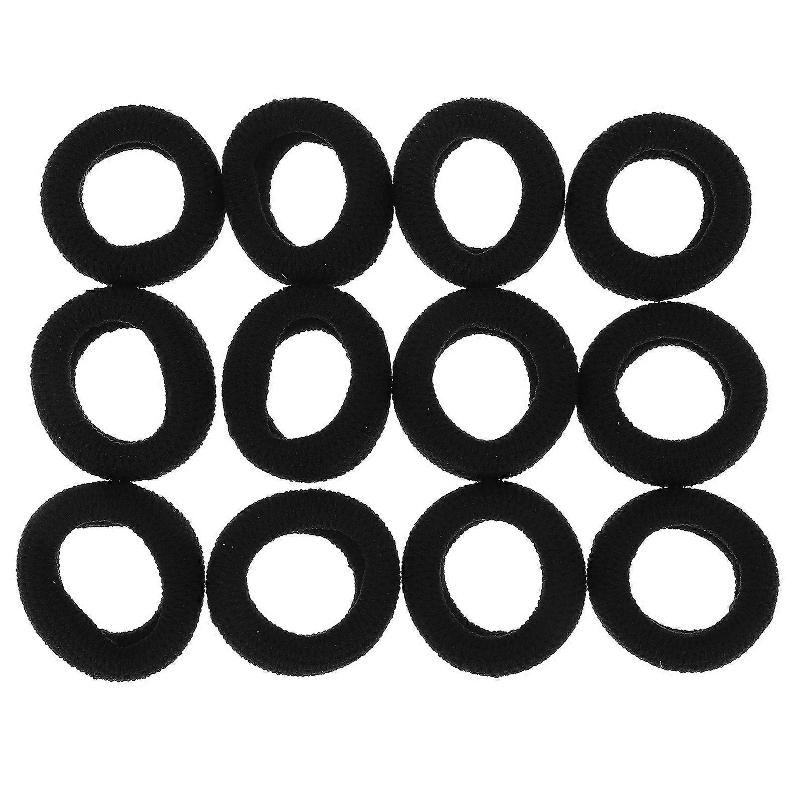 Elastiske hårsnorer tykke hårstrikker for hårstylingtilbehør 12 sett