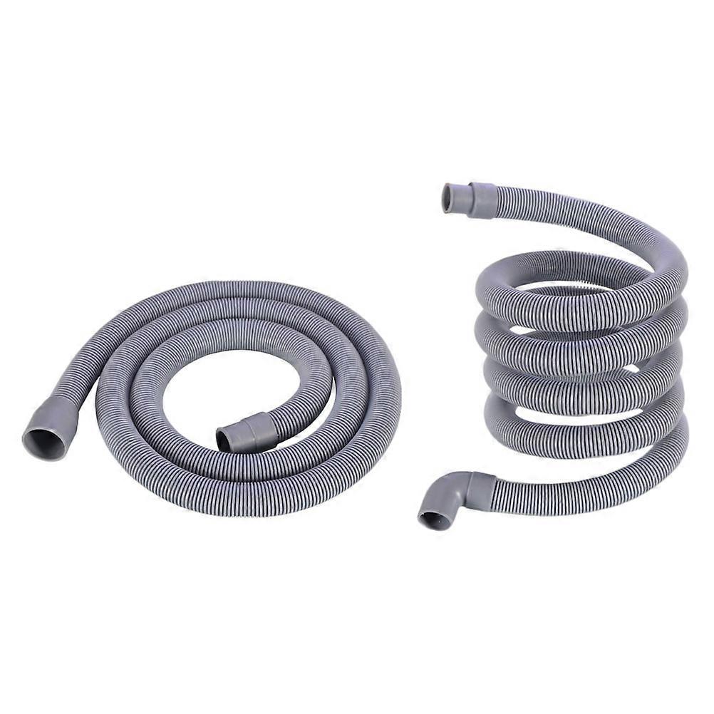Washing Machine Waste Hose Elbow Shape For Daily Use 200x2.5cm PE 1Set