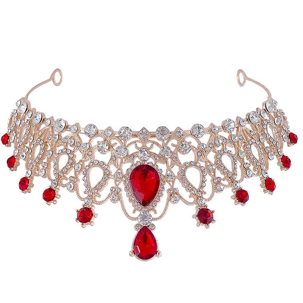 Crown For Kids Circular Metal Tiara Stage Performance Photo Prop Accessory 1Pack