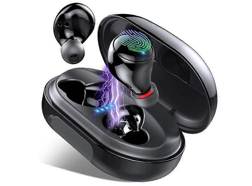 Wireless Earbuds,Chronus 150H Playtime, IP8 Waterproof Bluetooth Earbud with Mic, Noise Cancelling Ear Buds(Black)