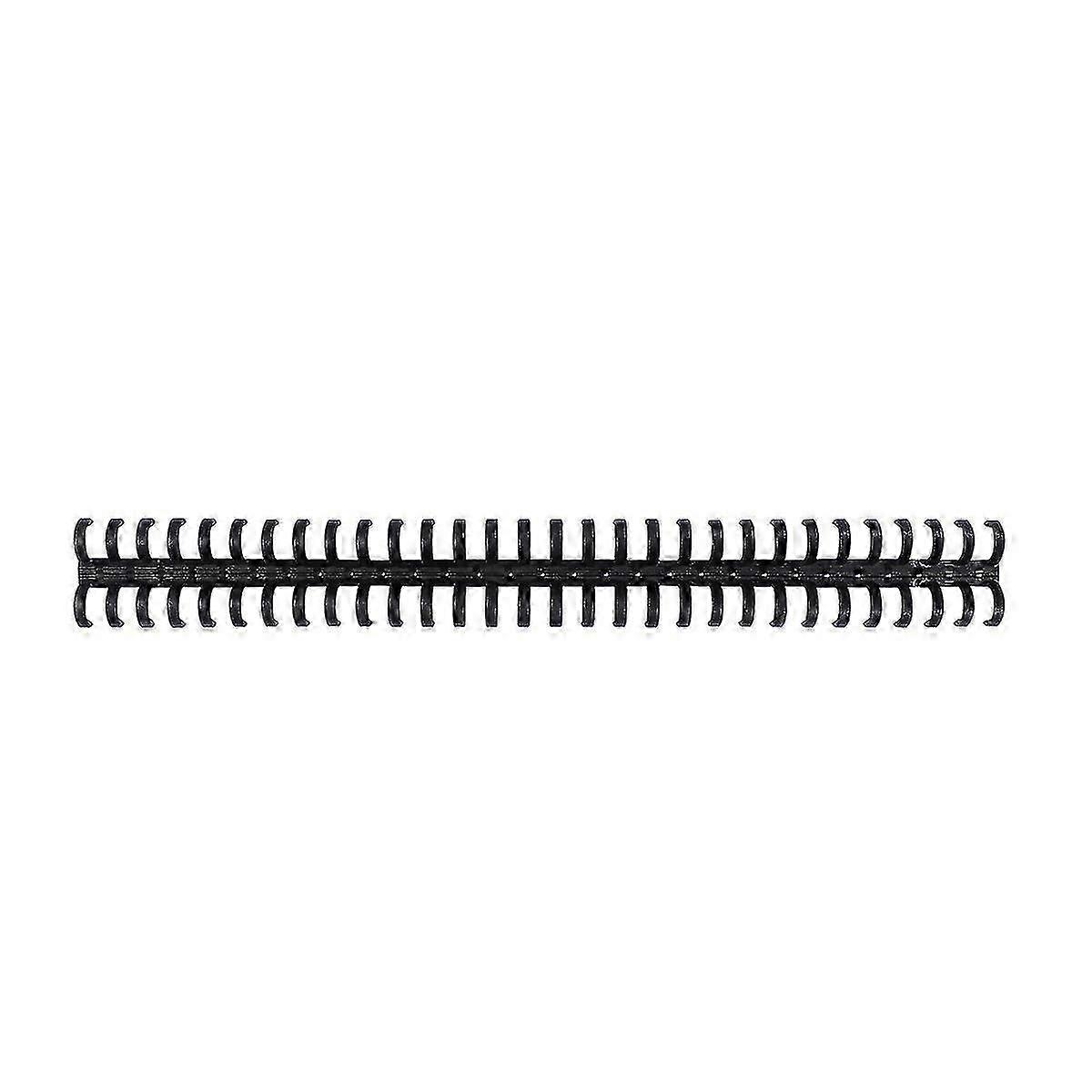 30 Hole Black Plastic Comb Binding Spines for Notebook Binder Cover Bars