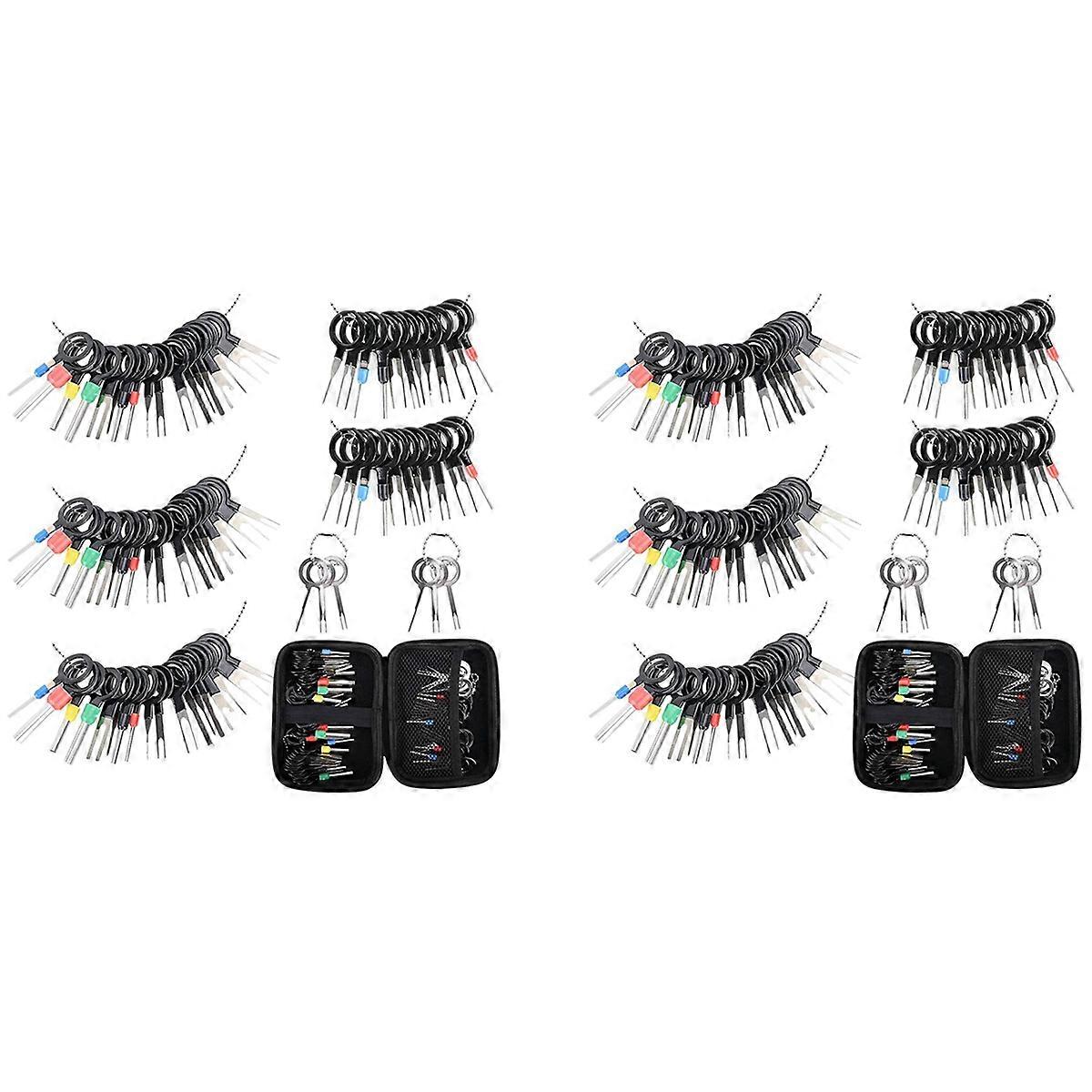 82PCS Terminal Extractor Removal Tool Kit Depinning Key Tool Set