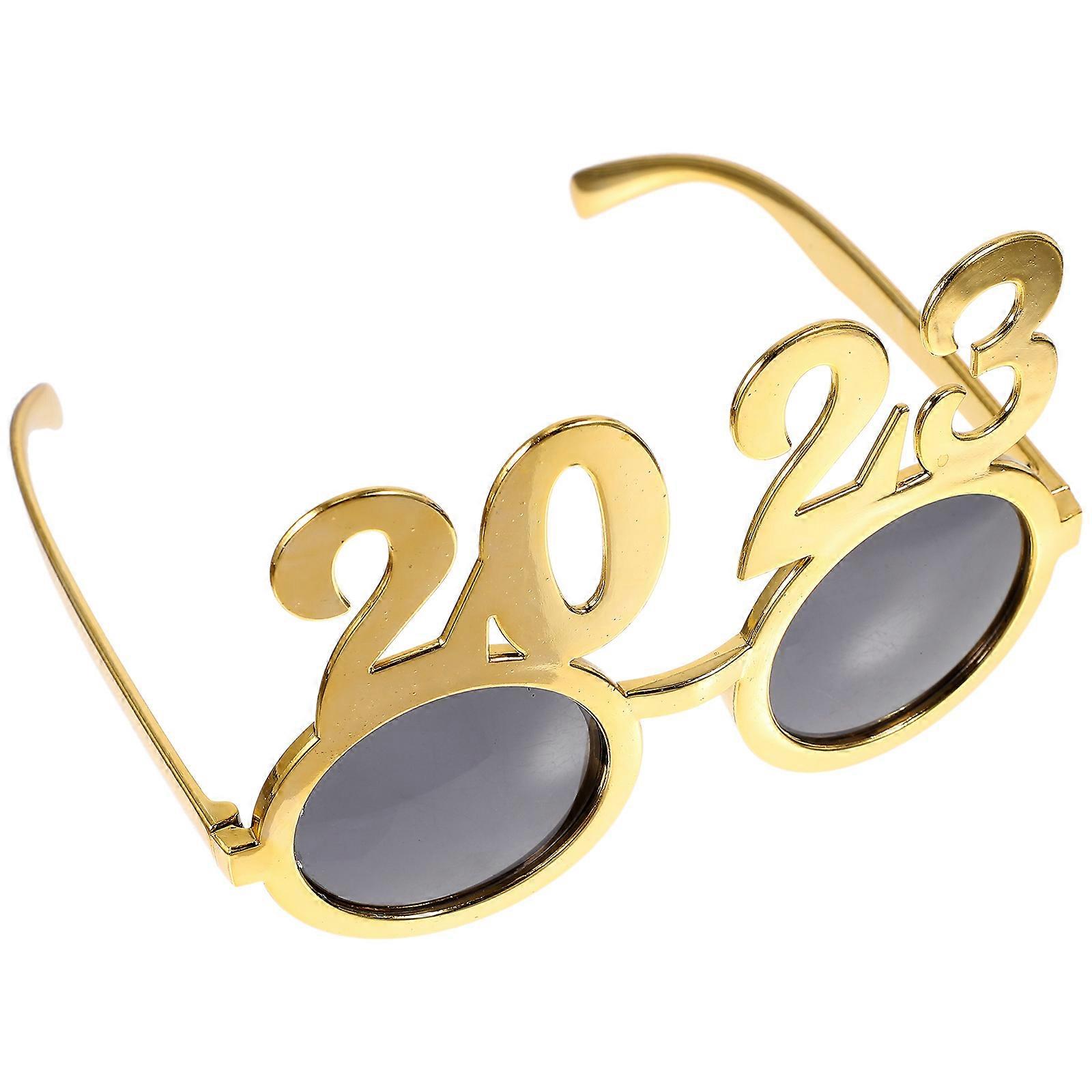 New Year Eve Party Glasses Eyeglasses Prop Festival Celebration Accessory 1Pair